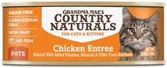 Grandma Mae's Grain Free Cat & Kitten Pates Chicken 24ea/2.8oz