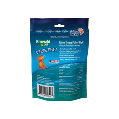 Emerald Pet Wholly Fish! Crunchy Cat Treats Salmon 1ea/3 oz