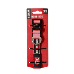 Boss Dog Tactical Adjustable Dog Collar Pink, 1ea/XS, 1114 in