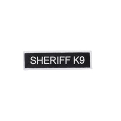 Boss Dog Tactical Harness Patch Sheriff K9, 1ea/LG