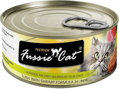 Fussie Cat Premium Tuna Shrimp In Aspic 2.82oz/24 Cans