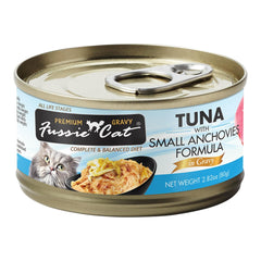 Fussie Cat Premium Tuna with Small Anchovies Formula in Gravy 2.82oz. Default Title
