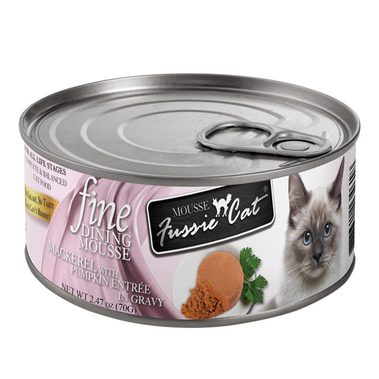 Fussie Cat Fine Dining Mousse Mackerel with Pumpkin 2.47oz. Default Title