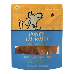 Honey I'm Home Dog Buffalo ears 10 Pack