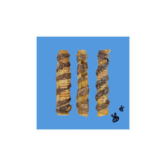 Honey I'm Home Dog Buffalo Trachea Wrapped In Lung 10 Inch 3 Pack