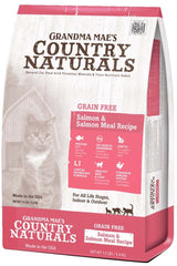 Grandma Mae's Country Naturals Grain Free Salmon & Salmon Meal Cat Food 3lb