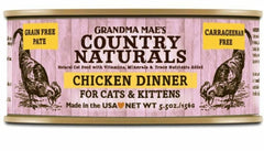 Grandma Mae's Grain Free Chicken Dinner Cat Food 5.5oz