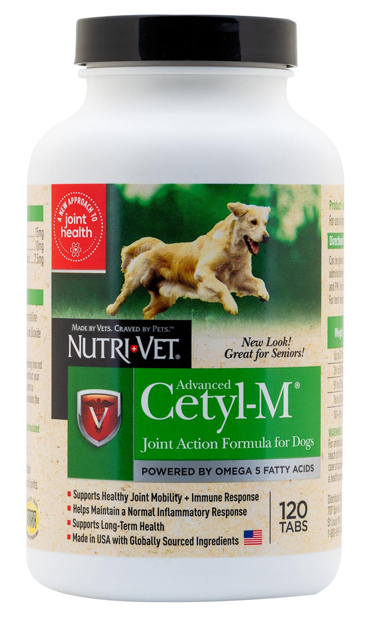 Cetyl M Joint Formula for dogs, 120 count