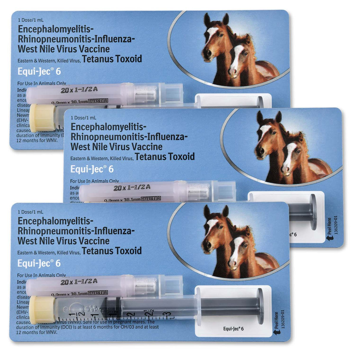 Equi-Jec 6, 1 mL, 3ct
