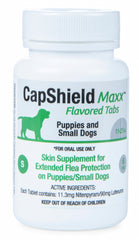 Tabletas CapShield Maxx para perros pequeños, de 5 a 11 kg, paquete de 6, sabor verde/carne