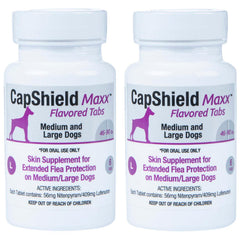 CapShield Maxx Tabs for Large Dogs, 46-90lbs, 6ct, Purple/Beef    2 Pack