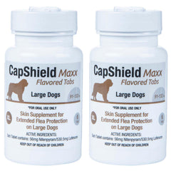 CapShield Maxx Tabs for X-Large Dogs, 91-132lbs, 6ct, Brown/Beef   2 Pack
