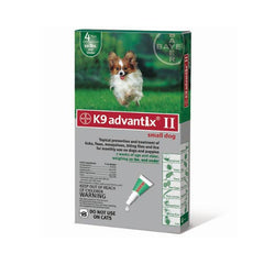 Advantix Flea and Tick Control for Dogs Under 10 lbs 4 Month Supply – ADVX-GREEN-10-4