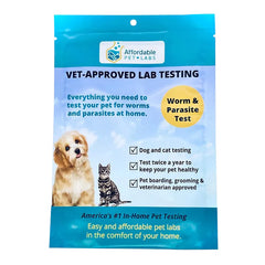 Affordable Pet Labs - Total Fecal Tests Plus Giardia For Dogs & Cats, Easy Home Kit