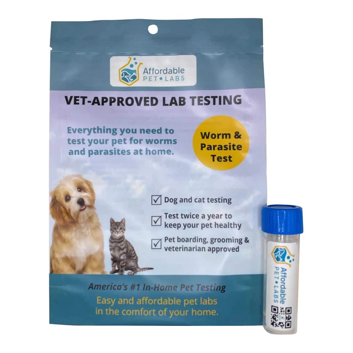 Affordable Pet Labs - Total Fecal Tests Plus Giardia For Dogs & Cats, Easy Home Kit