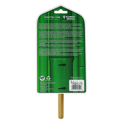 ALCOTT Bamboo Groom Dematting Comb 10 Stainless Steel Teeth