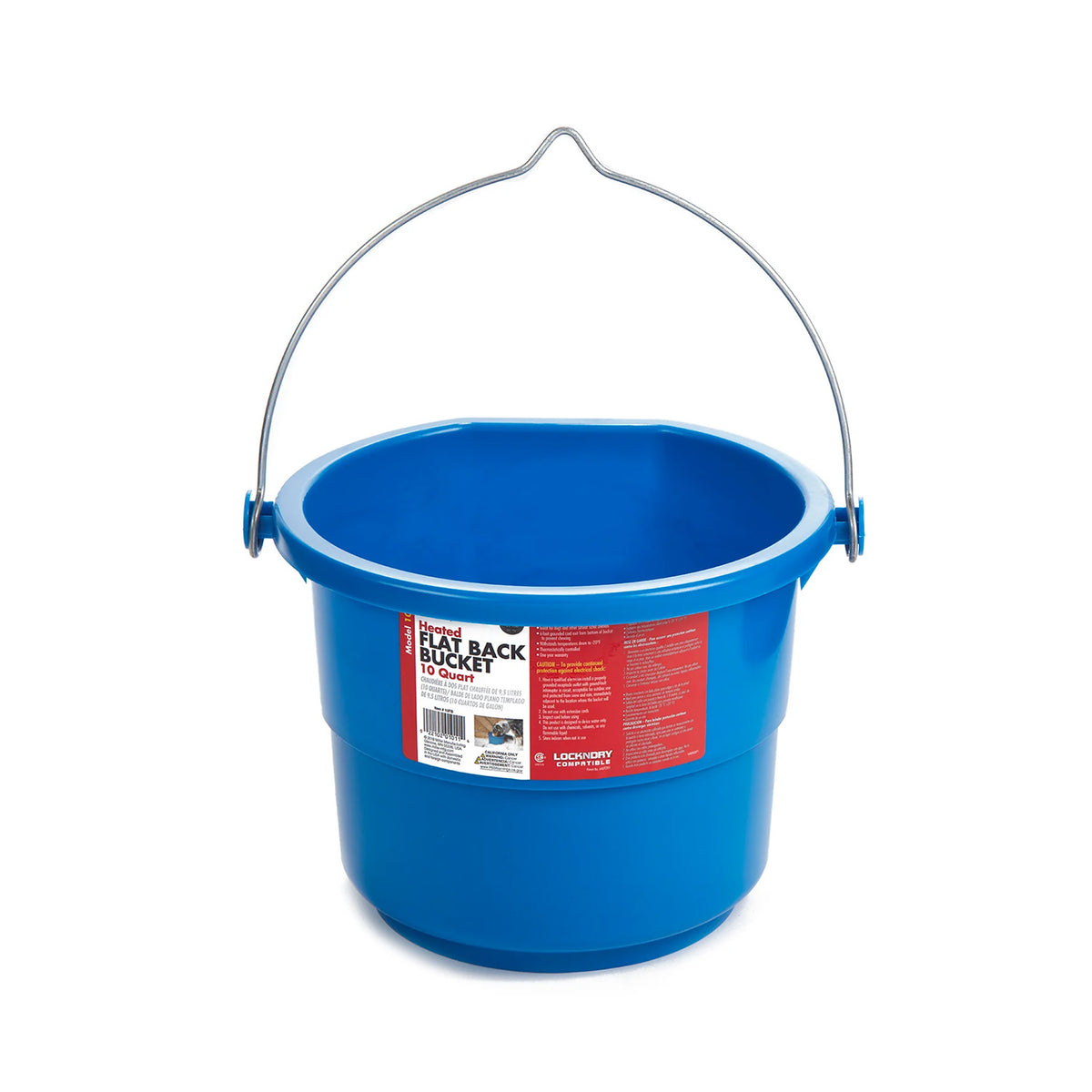 10qt Heated Flat-Back Bucket