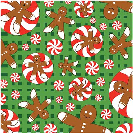 BANDANNA Gingerbread Men 12pk