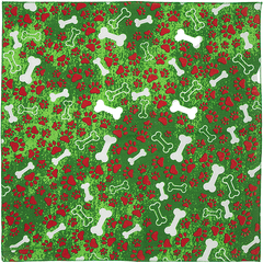 BANDANNA Holiday Bones 12pk