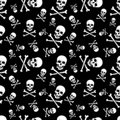 BANDANNA Skull and Crossbones 12pk