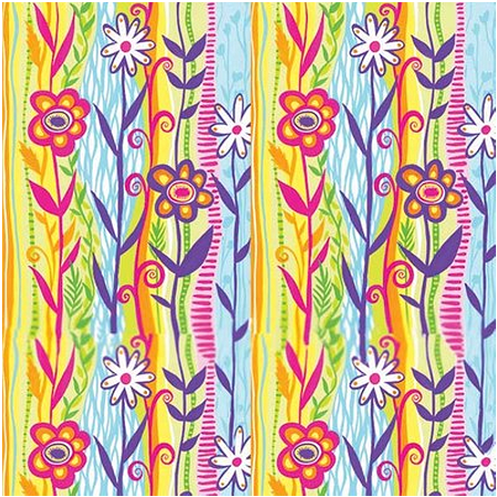 BANDANNA Spring Flowers 12pk