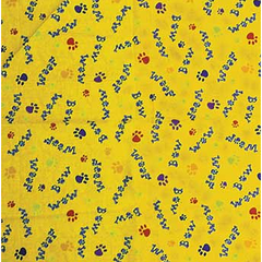 BANDANNA Woof Bow Bow 12pk