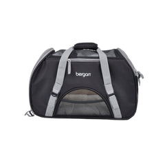 Bergan Pet Comfort Carrier Large Black / Gray 19″ x 10″ x 13″ – BER-88918