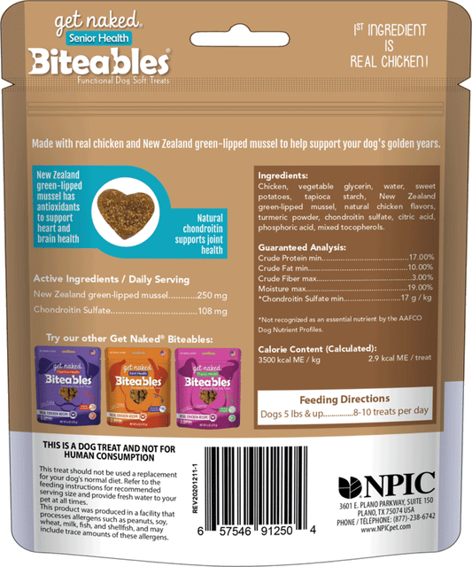 BITEABLES Senior Health Functional Soft Treats 6oz
