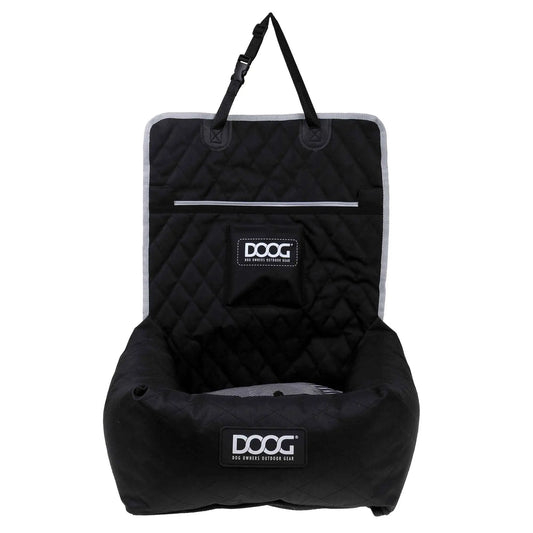 DOOG Pet Car Seat Black 19.5″ x 19.6″ x 14″ – CARSEAT01