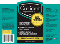Curicyn Ear Cleansing Solution, 3 oz bottle