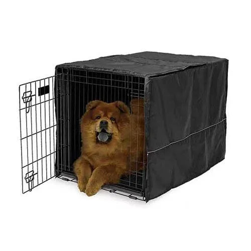 Midwest Quiet Time Pet Crate Cover Black 36″ x 23.5″ x 24″ – CVR-36
