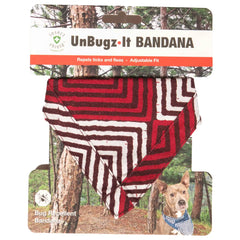 DGS Pet Products Unbugz-It Bandana Medium Square Red 10″ x 7″ x 0.1″ – DGSBNDUSQM06