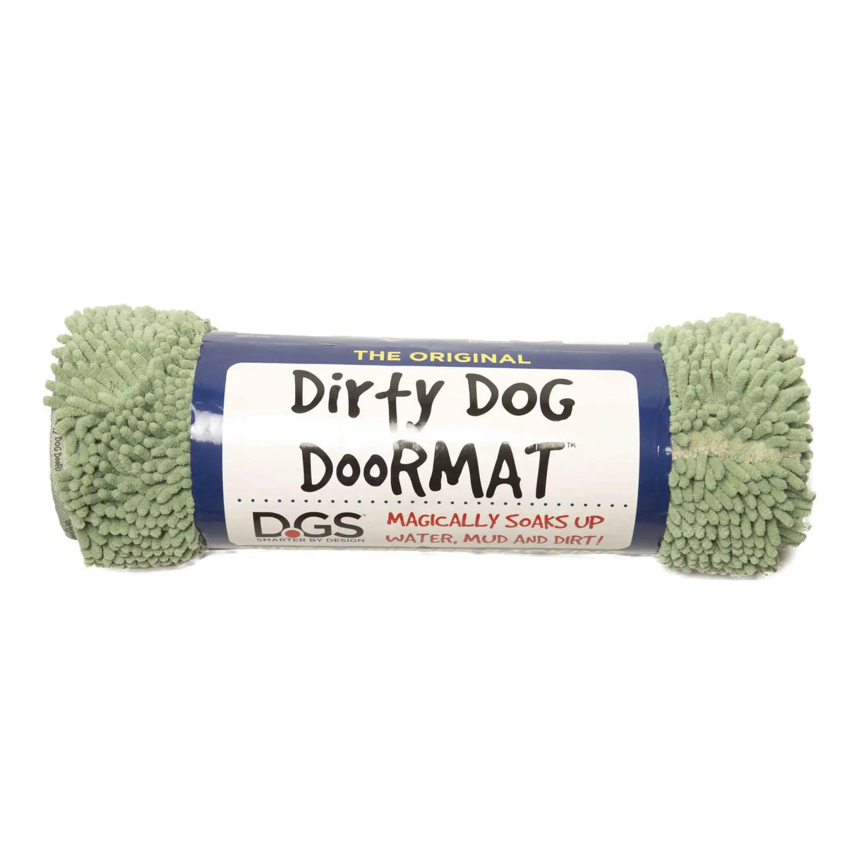 DGS Pet Products Dirty Dog Door Mat Large Sage Hue 35″ x 26″ x 2″ – DGSDDM3533