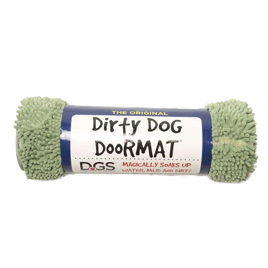 DGS Pet Products Dirty Dog Door Mat Large Sage Hue 35″ x 26″ x 2″ – DGSDDM3533