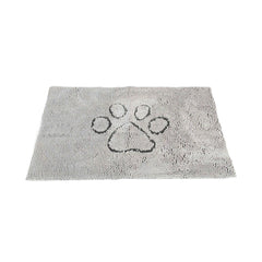DGS Pet Products Dirty Dog Door Mat Large Silver Grey 35″ x 26″ x 2″ – DGSDDMP352026
