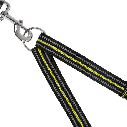 Doog Dual Walker Leash Bolt Black/Yellow – DWLEASH-BOLT