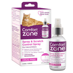 Comfort Zone Scratch Deterrent and Cat Calming Spray, 2 oz