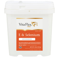 Vita Flex E and Selenium Supplement for Horses, Balanced Essential Antioxidants, 64 Day Supply