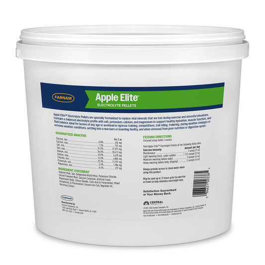 Farnam Apple Elite Electrolyte Pellets 7.5 pounds, 40 day supply