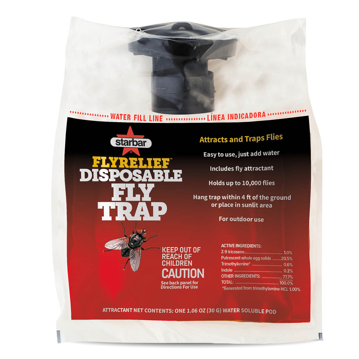 FLYRELIEF DISPOSABLE FLY TRAP