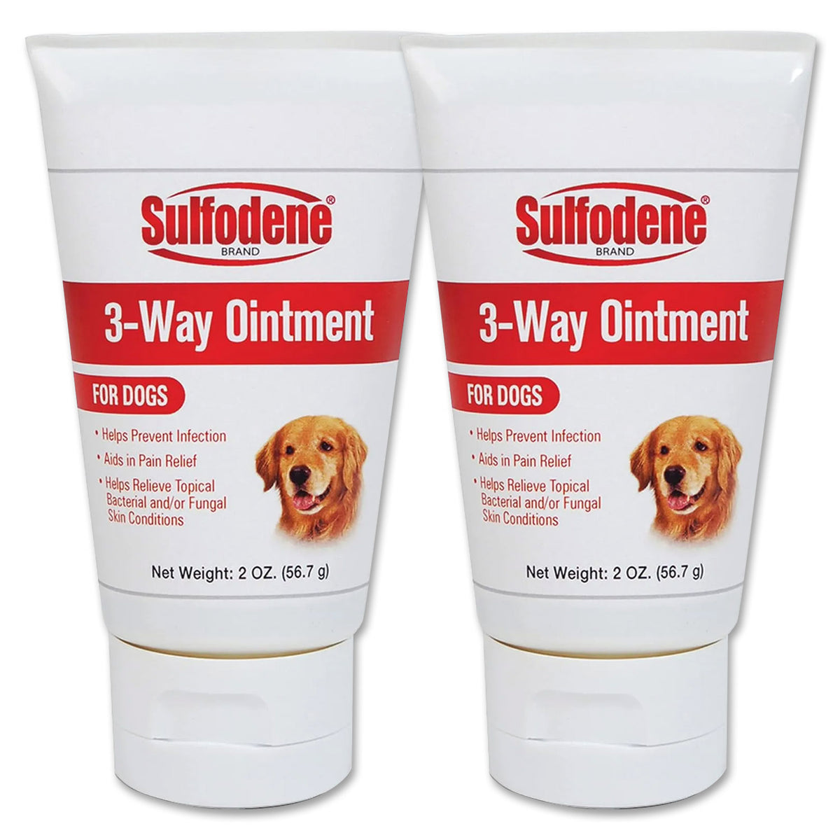 Sulfodene 3-Way Ointment for Dogs, 2 oz, 2pk