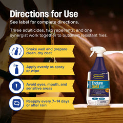 Farnam Endure Gold Killer Fly & Mosquito Spray, 32 oz
