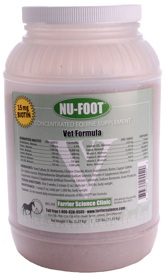 Nu-Foot Conc Vet Formula, Green Label, 5 lb
