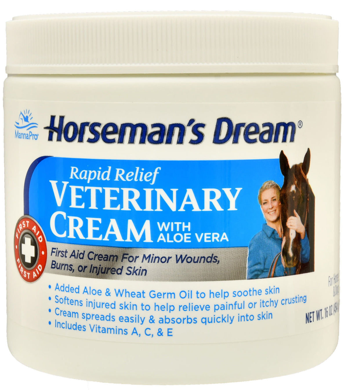 Aloe-Vera Vet Cream/Jar 16oz