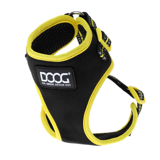 DOOG Neoflex Dog Harness Bolt Neon Medium Black/Yellow – HARBOLT-M