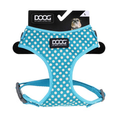 DOOG Neoflex Dog Harness Snoopy Extra Small Light Blue/White Polka Dot – HARBWSSOFT-XS