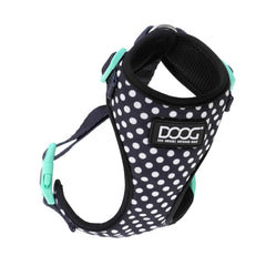 DOOG Neoflex Dog Harness Pongo Medium Black/White Polka Dot – HARN3SOFT-M