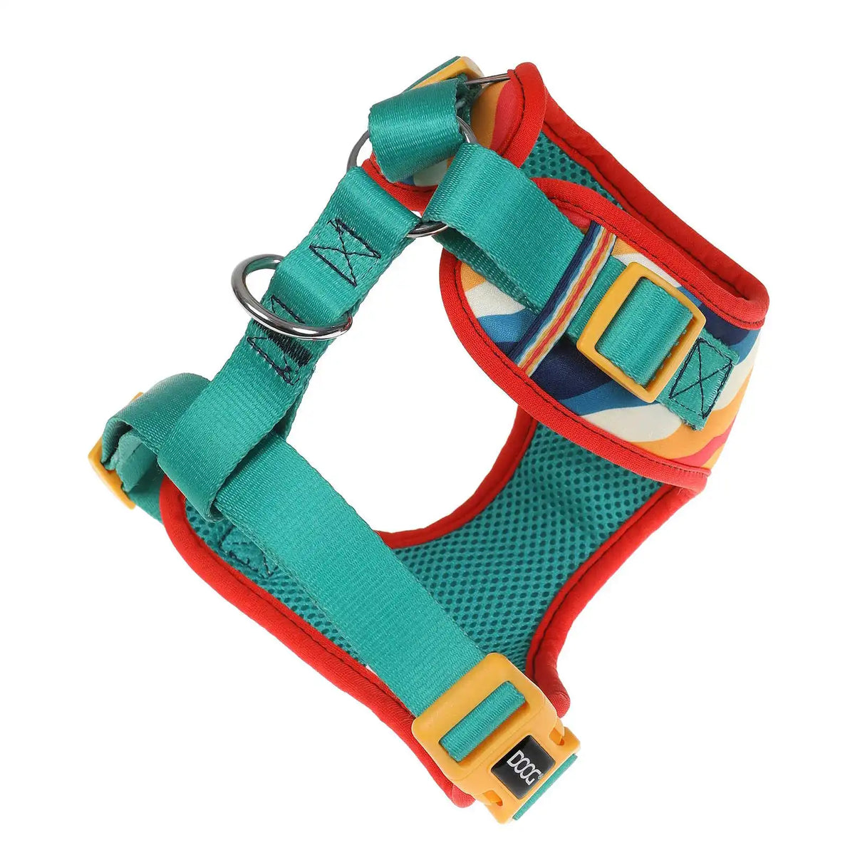 DOOG Neoflex Dog Harness Scout Extra Large Yellow/Blue/Red – HARSCOSOFT-XL
