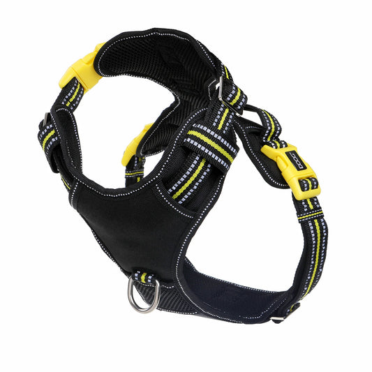 Doog Neotech Dog Harness Bolt Large Black/Yellow – HARTECHBOLT-L