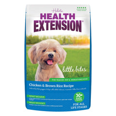 Health Extension Little Bites Chicken & Brown Rice Recipe Dry Dog Food 4lb